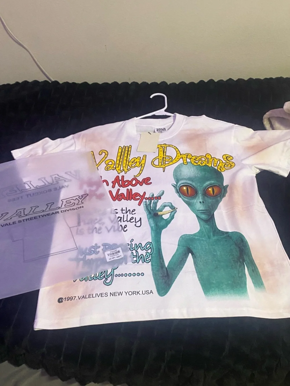 Valley Dreams Alien Graphic Tee - White